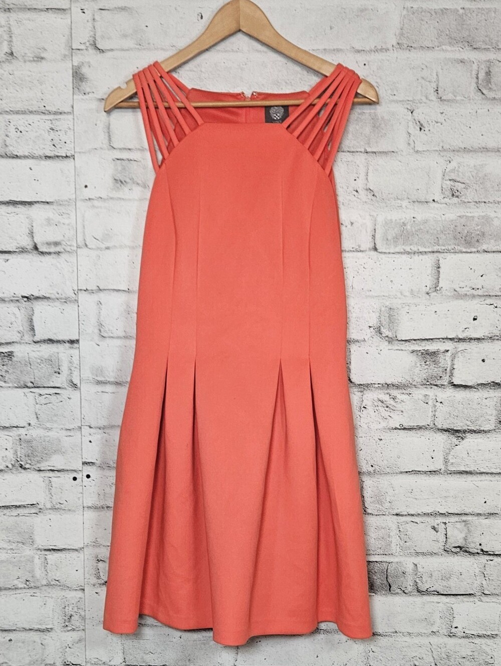 Vince Camuto Coral Fit and Flare Cocktail Dress Size 14